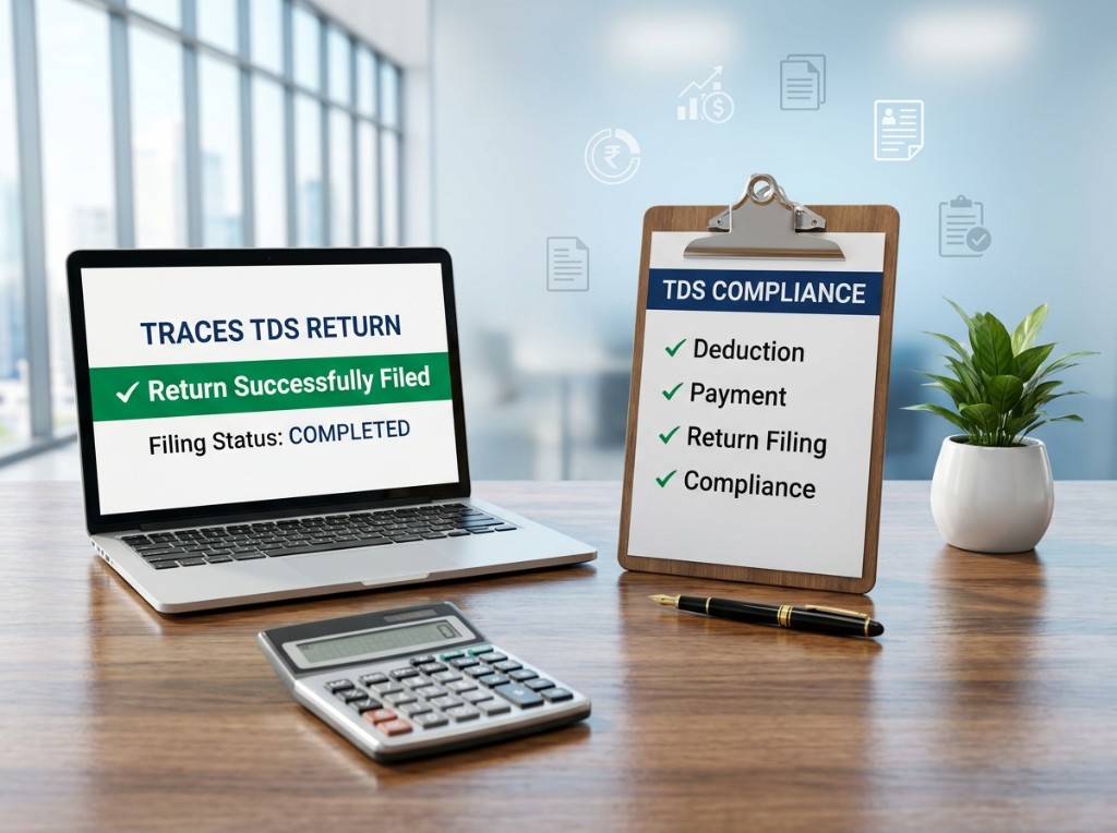TDS Filing Services — TRACES return filed successfully